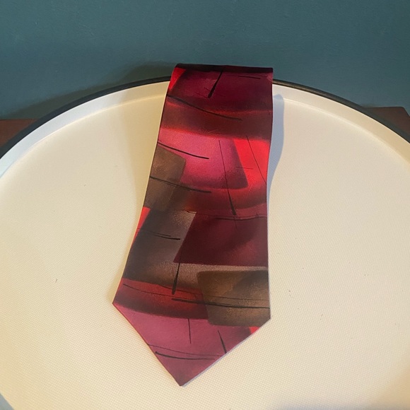 J Garcia Men's Tie Floating Planes Collection 100% Silk - Picture 2 of 7